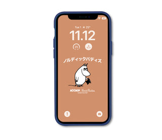 Moominpappa Humble iPhone Case Biodegradeable - Navy Blue