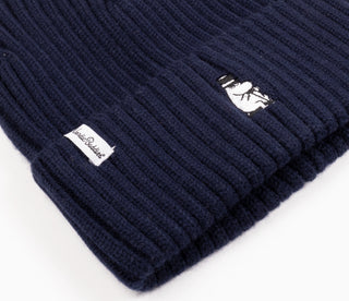 Moomin Winter Hat Beanie Adult Navy Blue Moominpappa | Muumi Aikuisten Beanie Tummansininen Muumipappa