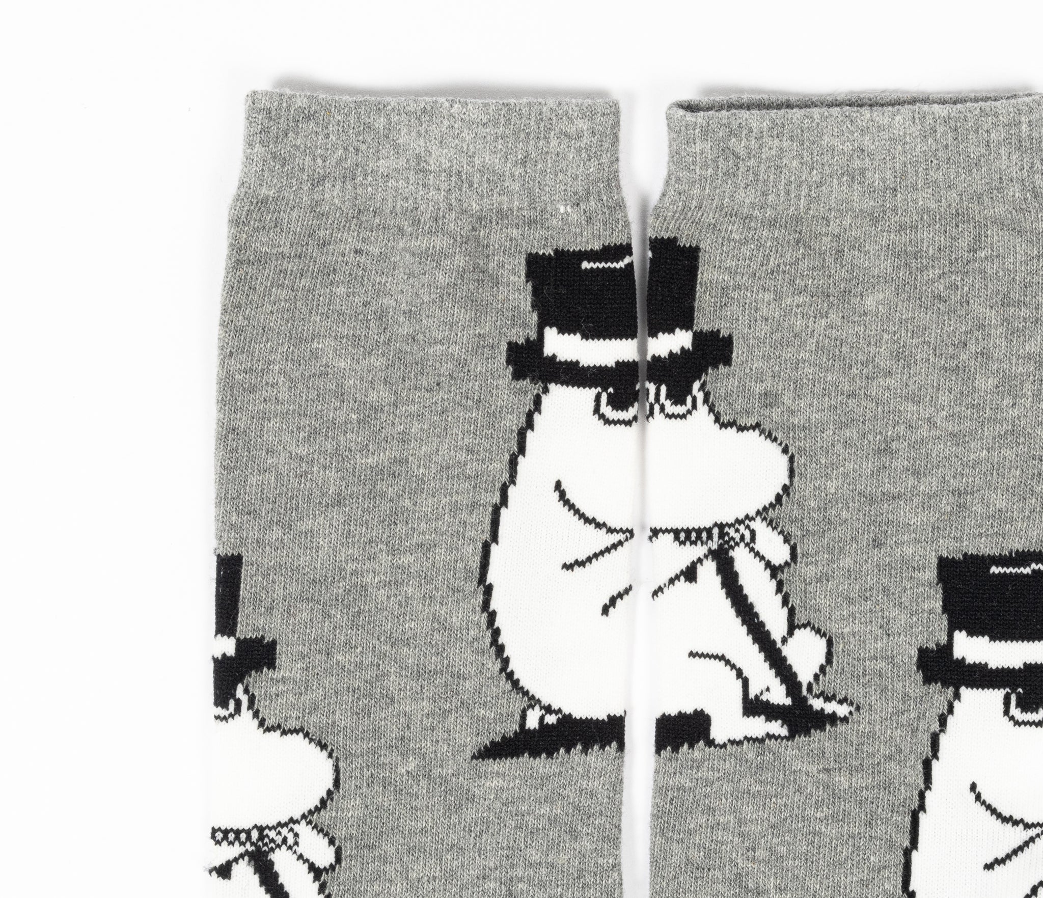 Moomin Men’s Socks Grey Moominpappa | Muumi Miesten Sukat Harmaa Muumipappa
