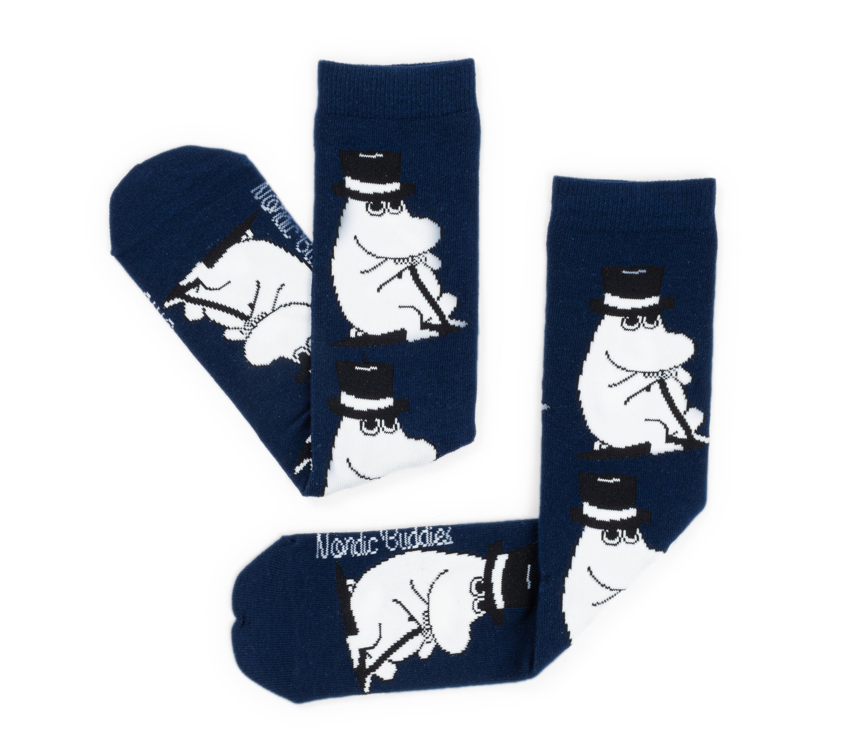 Moomin Men’s Socks Navy Blue Moominpappa | Muumi Miesten Sukat Tummansininen Muumipappa