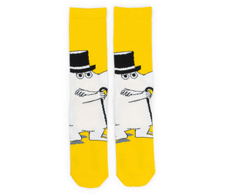 Moomin Men’s Socks Yellow Moominpappa | Muumi Miesten Sukat Keltainen Muumipappa