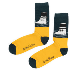 Moomin Men’s Socks Yellow Moominpappa | Muumi Miesten Sukat Keltainen Muumipappa