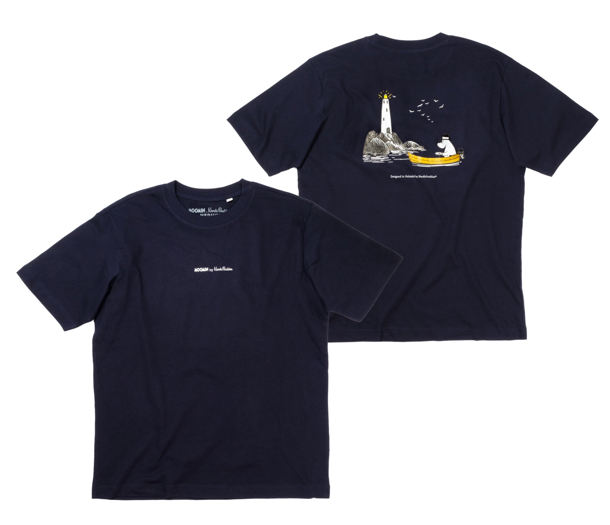 Organic Premium T-Shirt Moominpappa - Navy