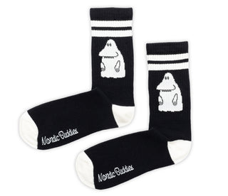 Moomin Men’s Retro Socks Black The Groke | Muumi Miesten Retro Sukat Musta Mörkö