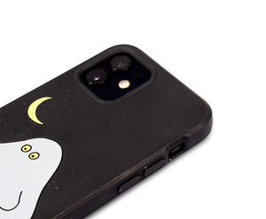The Groke's Evening Walk iPhone Case Biodegradeable - Black