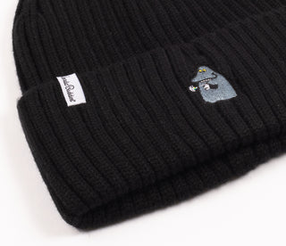 Moomin Winter Hat Beanie Adult Black The Groke | Muumi Aikuisten Beanie Musta Mörkö