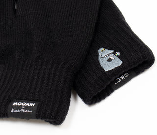 Moomin Mittens Adult Black The Groke | Muumi Aikuisten Lapaset Musta Mörkö