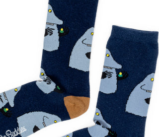 Moomin Men’s Socks Navy Blue The Groke | Muumi Miesten Sukat Tummansininen Mörkö