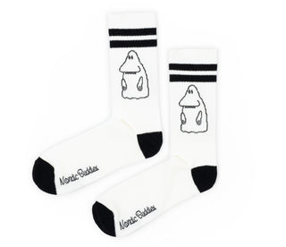 Moomin Men’s Retro Socks White The Groke | Muumi Miesten Retro Sukat Valkoinen Mörkö