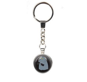 Moomin Key Ring Black The Groke | Muumi Avaimenperä Musta Mörkö