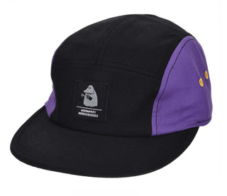 The Groke Five Panel Retro Cap - Black