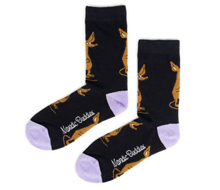 Moomin Ladies Socks Black Sniff | Muumi Naisten Sukat Musta Nipsu