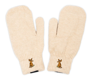 Moomin Mittens Adult Beige Sniff | Muumi Aikuisten Lapaset Beige Nipsu