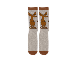 Sniffs Butt Men Socks - Grey