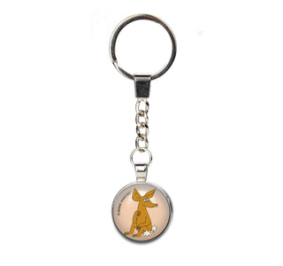 Moomin Key Ring Beige Sniff | Muumi Avaimenperä Beige Nipsu