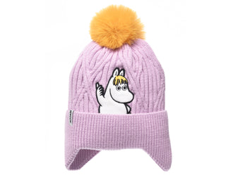 Moomin Winter Hat Beanie Kids Lilac Snorkmaiden | Muumi Lasten Beanie Liila Niiskuneiti