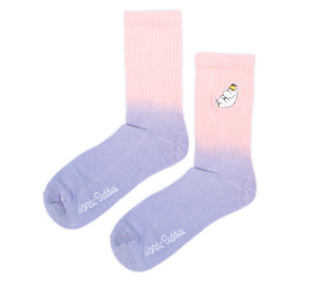 Moomin Ladies Retro Tie Dye Socks Lilac Snorkmaiden | Muumi Naisten Retro Tie Dye Sukat Liila Niiskuneiti