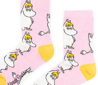 Moomin Ladies Socks Pink Snorkmaiden | Muumi Naisten Sukat Vaaleanpunainen Niiskuneiti