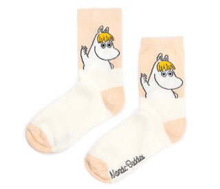 Moomin Ladies Socks White Snorkmaiden | Muumi Naisten Sukat Valkoinen Niiskuneiti