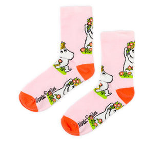 Moomin Ladies Socks Pink Snorkmaiden | Muumi Naisten Sukat Vaaleanpunainen Niiskuneiti