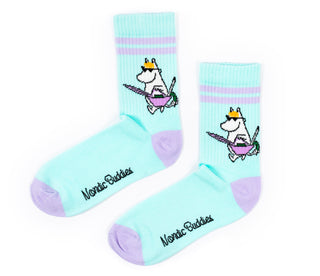 Moomin Ladies Retro Socks Mint Snorkmaiden | Muumi Naisten Retro Sukat Minttu Niiskuneiti