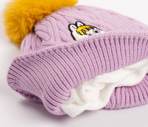 Moomin Winter Hat Beanie Kids Lilac Snorkmaiden | Muumi Lasten Beanie Liila Niiskuneiti