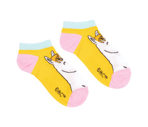 Snorkmaiden Dreaming Ladies Ankle Socks - Yellow