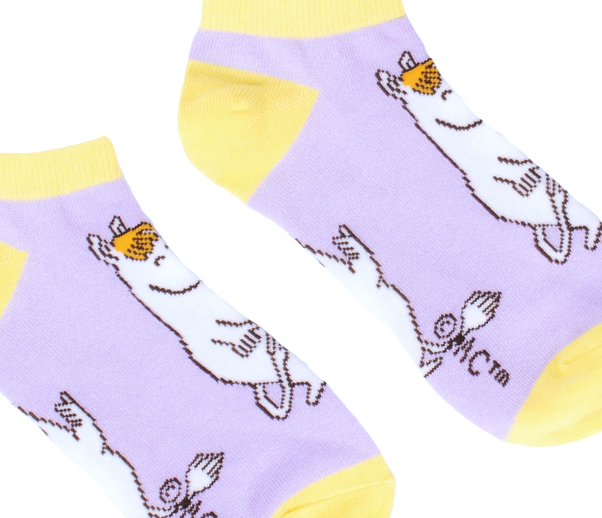 Snorkmaiden Dreaming Ladies Ankle Socks - Lilac