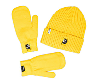 Moomin Mittens Beanie Combo Yellow Stinky | Muumi Lapaset Beanie Combo Keltainen Haisuli