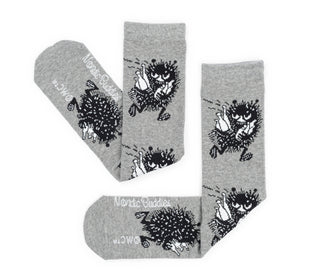 Moomin Men’s Socks Grey Stinky | Muumi Miesten Sukat Harmaa Haisuli