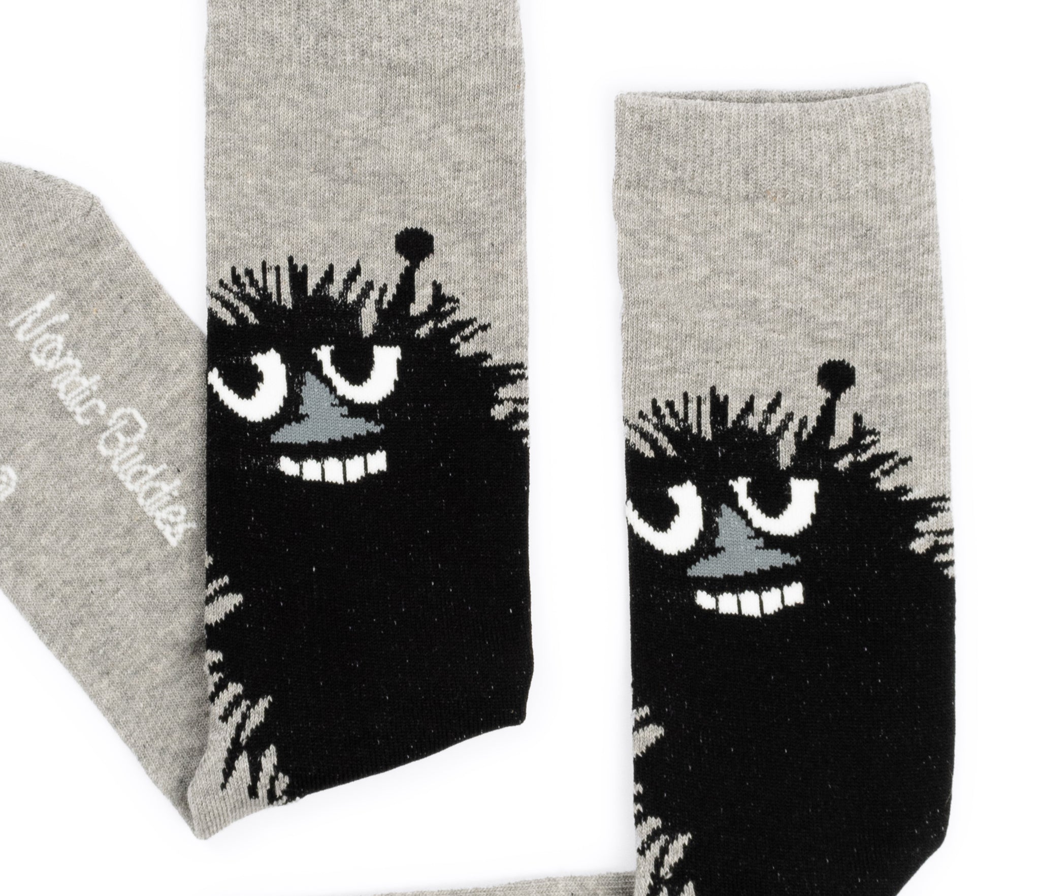 Moomin Men’s Socks Grey Stinky | Muumi Miesten Sukat Harmaa Haisuli
