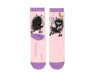 Stinkys Butt Ladies Socks - Light Pink