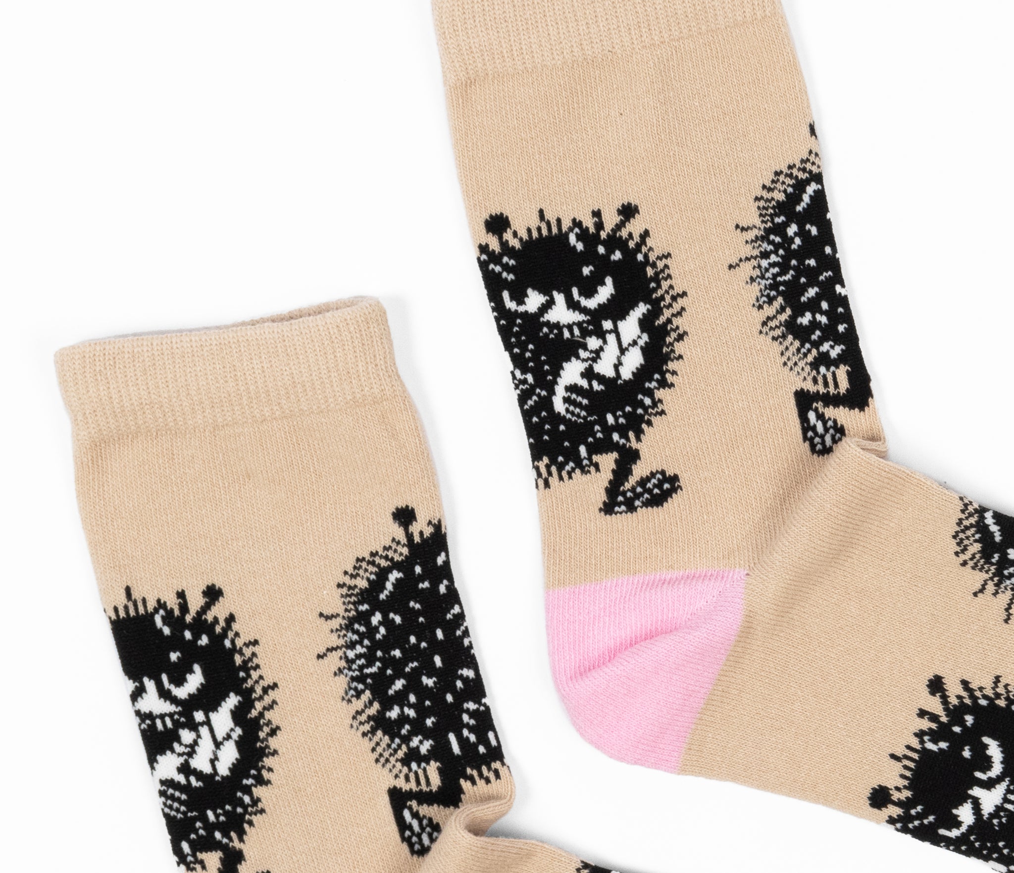 Moomin Ladies Socks Beige Stinky | Muumi Naisten Sukat Beige Haisuli