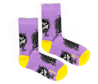 Moomin Ladies Socks Purple Stinky | Muumi Naisten Sukat Violetti Haisuli