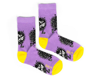 Moomin Ladies Socks Purple Stinky | Muumi Naisten Sukat Violetti Haisuli