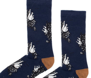 Moomin Men’s Socks Navy Blue Stinky | Muumi Miesten Sukat Tummansininen Haisuli