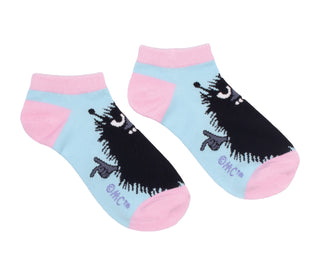 Stinky's Getaway Ladies Ankle Socks - Blue