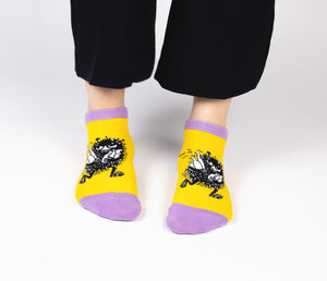 Stinky`s Getaway Ladies Ankle Socks - Yellow