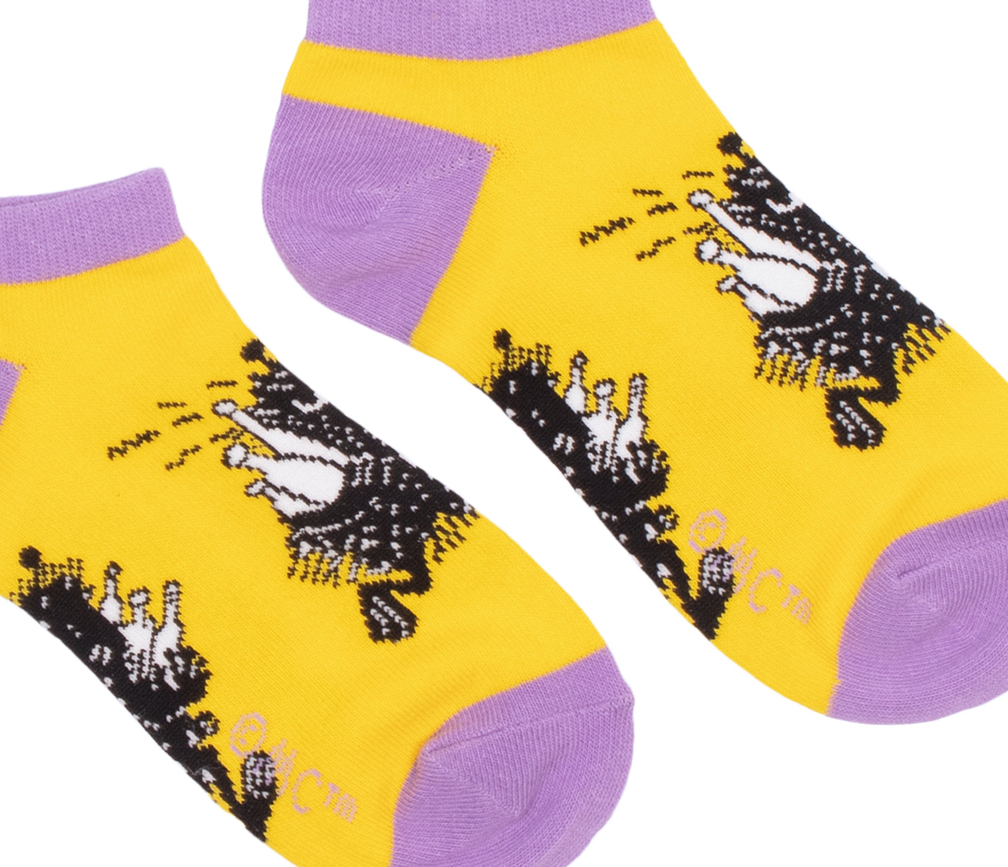Stinky`s Getaway Ladies Ankle Socks - Yellow