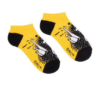 Stinky's Getaway Ladies Ankle Socks - Yellow