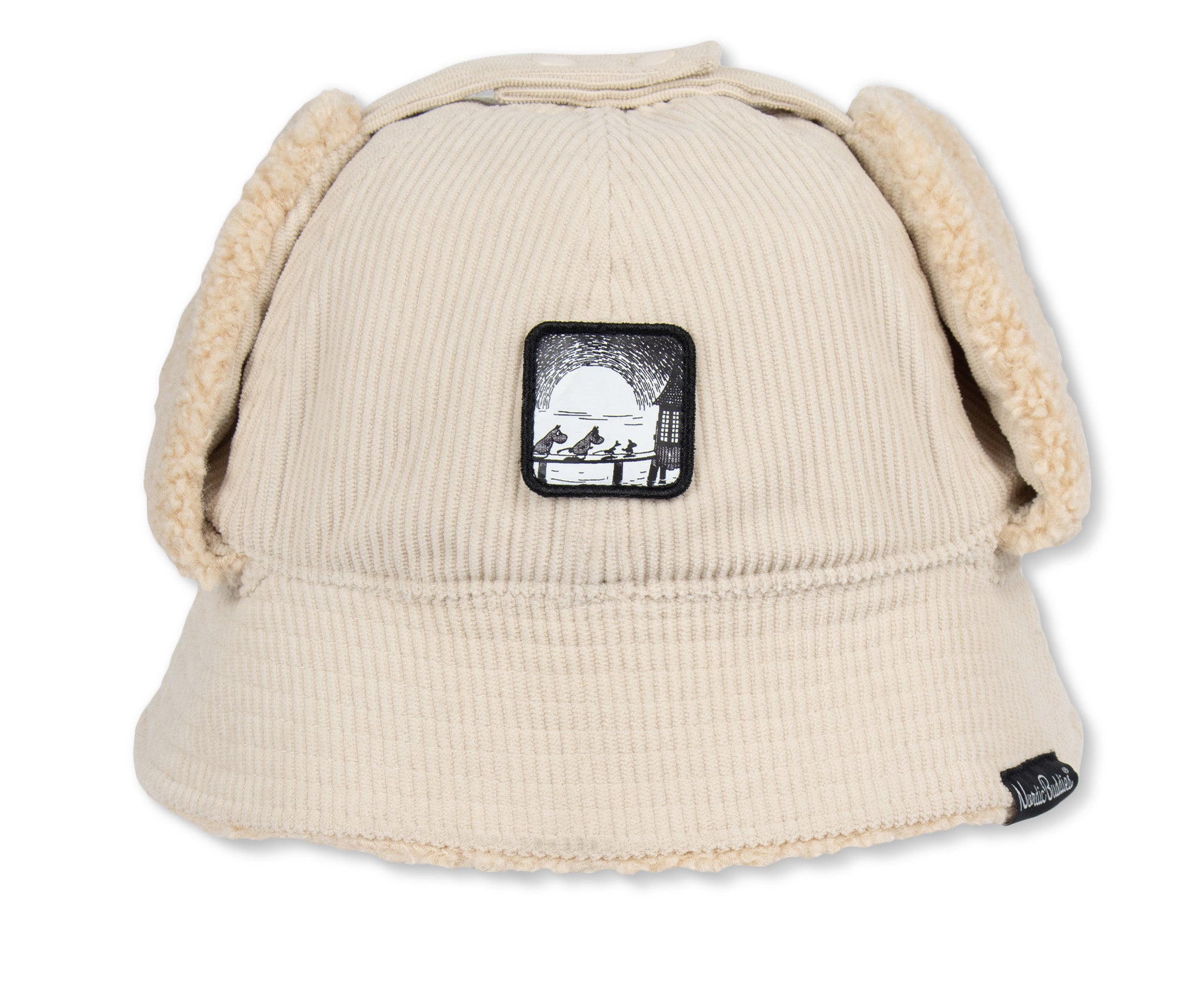 Moomintroll Winter Bucket Hat Adult - Beige