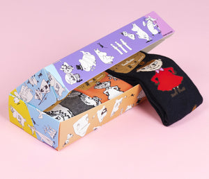 Moomin Little My Giftbox Ladies Socks  | Muumi Pikku Myy Lahjalaatikko Naisten Sukat 