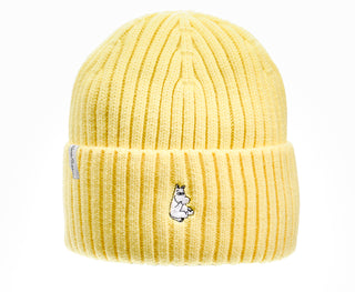 Moomin Winter Hat Beanie Kids Pastel Yellow Moomintroll | Muumi Lasten Beanie Pastellin Keltainen Muumipeikko