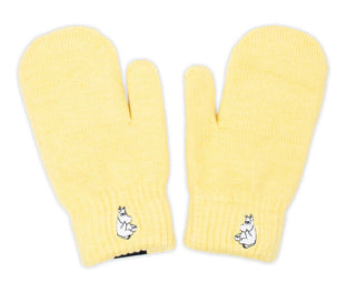 Moomin Mittens Kids Pastel Yellow Moomintroll | Muumi Lasten Lapaset Pastellin Keltainen Muumipeikko