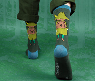 Moomin Men’s Socks Green Snufkin | Muumi Miesten Sukat Vihreä Nuuskamuikkunen