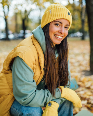 Moomin Winter Hat Beanie Adult Yellow Stinky | Muumi Aikuisten Beanie Keltainen Haisuli