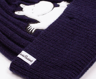 Moomin Winter Hat Beanie Kids Navy Blue Moomintroll | Muumi Lasten Beanie Tummansininen Muumipeikko